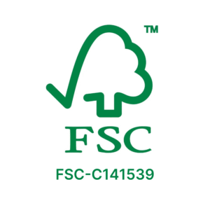 FSC certified logo, licence FSC-C141539