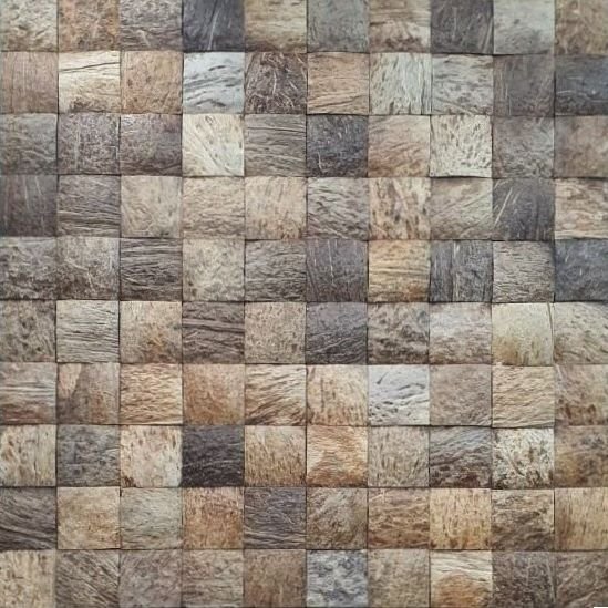 Top Natural Coconut shell mosaic wall cladding